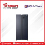 AQUA 480 Ltr Kulkas 2 Pintu Side By Side AQRCSE565RBC AQR-CSE565RBC(CB) - Biru