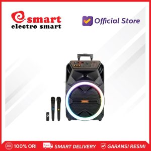 Speaker Portable Bluetooth Advance KS-2613 12 Inch Free 2 Mic Wireless
