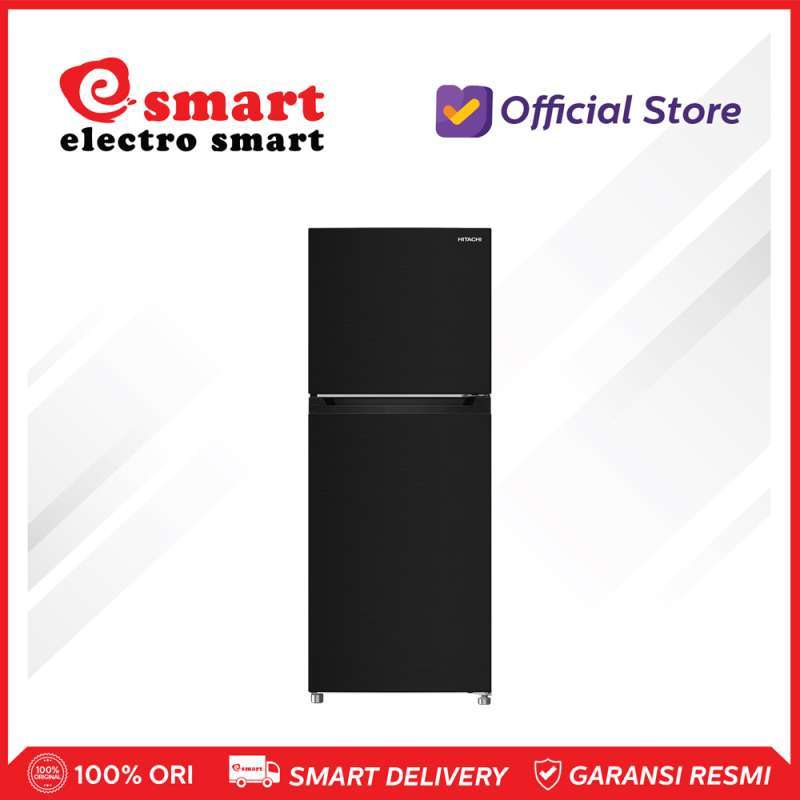 HITACHI - REFRIGERATOR 2 DOOR 210 L BLACK